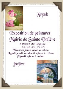 Maryaude et Jean Pierre expo Ste Valière Maryaude et Jean Pierre expo Ste Valière